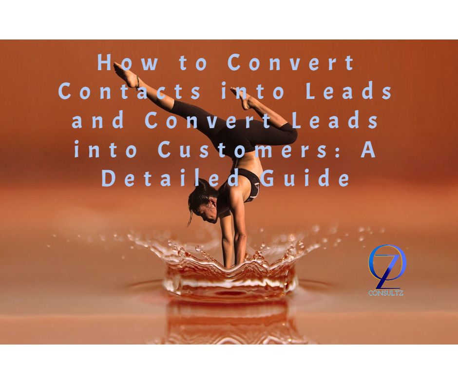 How to Convert Contacts into Leads and Convert Leads into Customers: A Detailed Guide